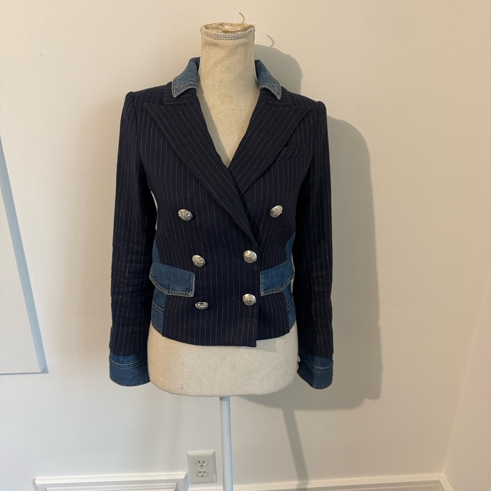 Veronica Beard Mixed Media Jacket